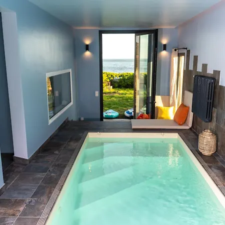 Villa Ponant 5 Etoiles A Doelan, Piscine Face